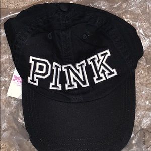 PINK black hat NEVER WORN